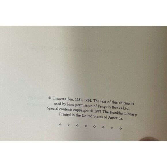 The Franklin Library: Anton Chekhov Greatest Plays 1979 HC Collectors Edition - Picture 7 of 8